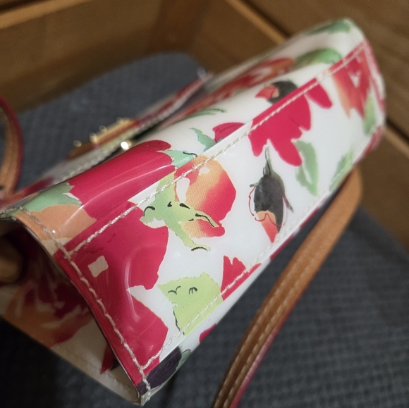 Dooney & Bourke Rose Garden Flower Leather and PVC Crossbody Bag - Picture 7 of 12